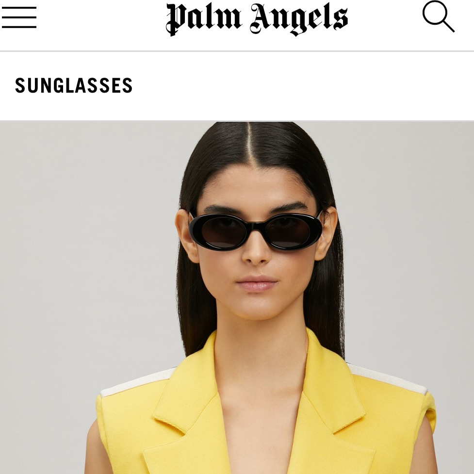 Palm Angel Oval Sunglasses
